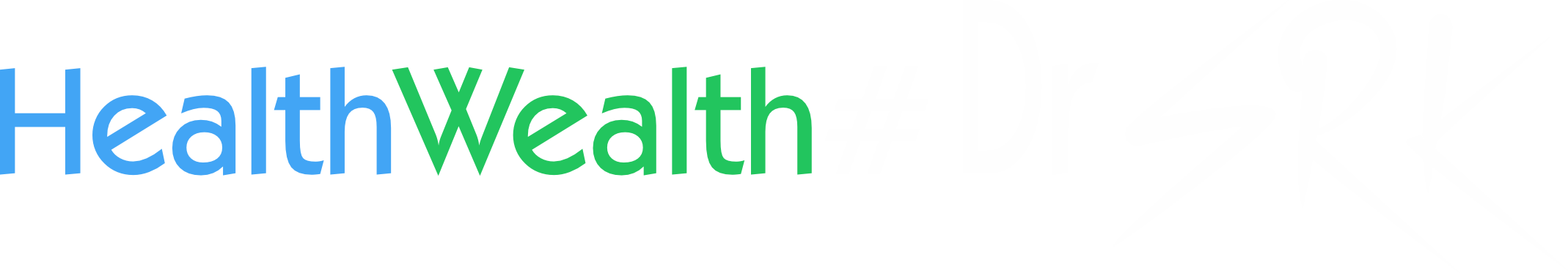 HealthWealth#DrSRK Logo